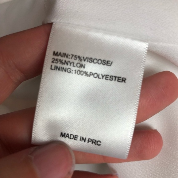 KEEPSAKE THE LABEL White Bead Fringe Dress Medium - Picture 5 of 6